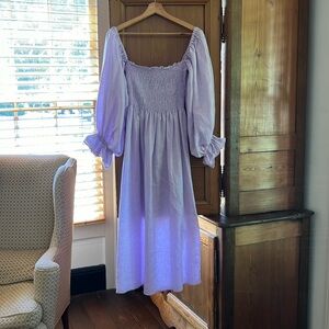 SLEEPER Atlanta Linen Dress
